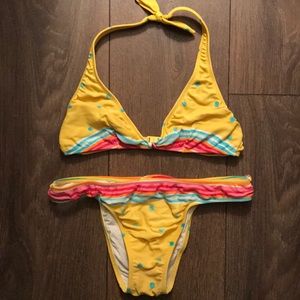 Yellow Polkadot Bikini